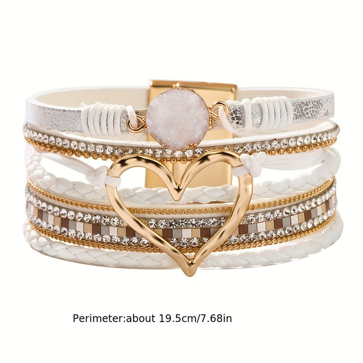 Bracelet Boho Multistrat en Cuir