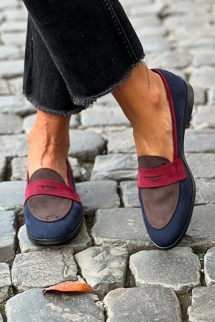 Lotte™ | Elegant Slip-Ons with Color Contrast