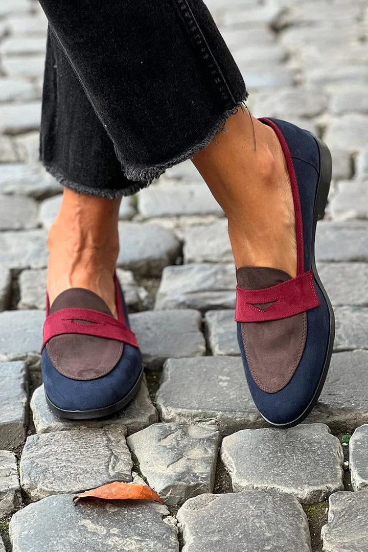 Lotte™ | Elegant Slip-Ons with Color Contrast
