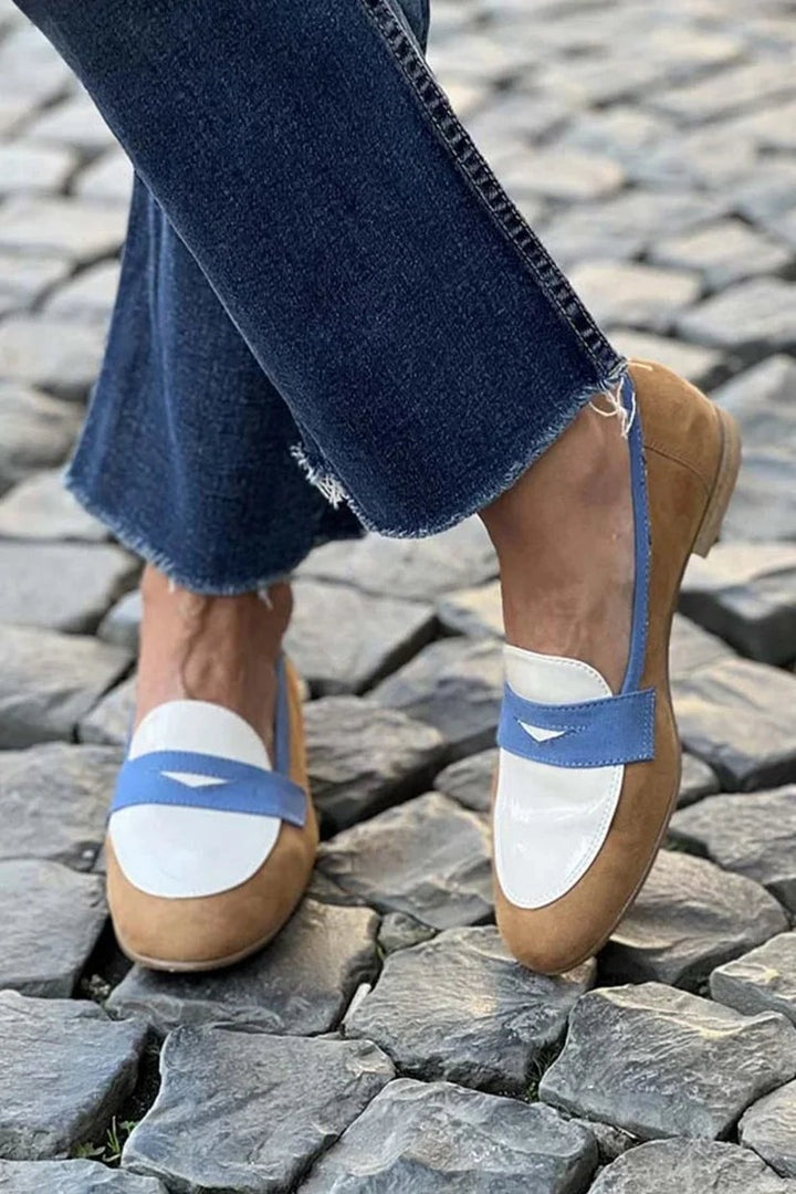 Lotte™ | Elegant Slip-Ons with Color Contrast