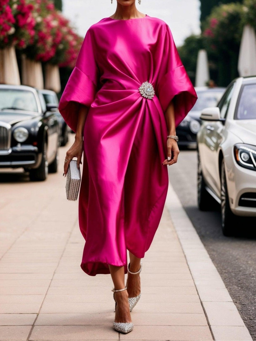 Harper™ | Carmina Liquid Satin Gown