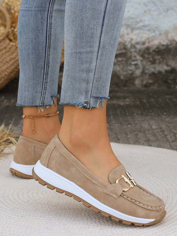 Ellie™ | Flat Buckle Moccasins