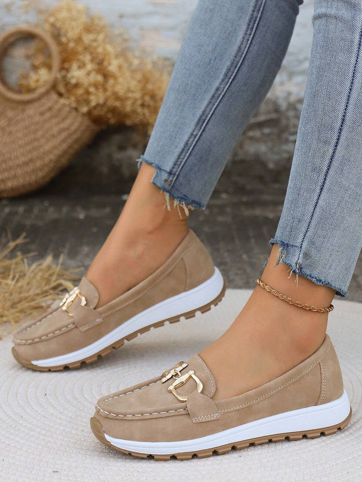Ellie™ | Flat Buckle Moccasins