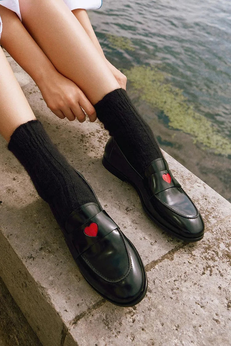 Amora™ | Classic Moccasins with Heart Detail