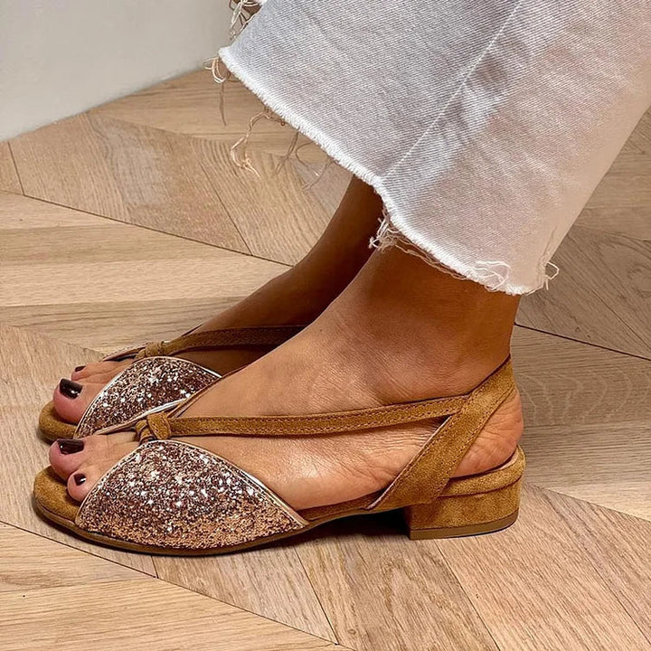 Lieke™ | Shiny Flat Sandals