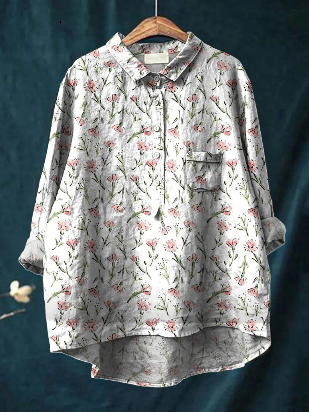 Hadley™ | Pink Spring Floral Shirt