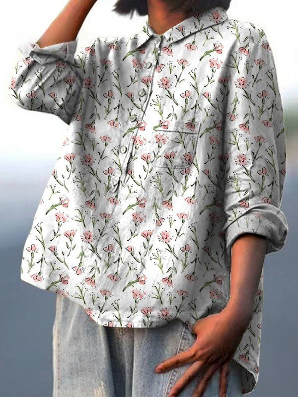 Hadley™ | Pink Spring Floral Shirt
