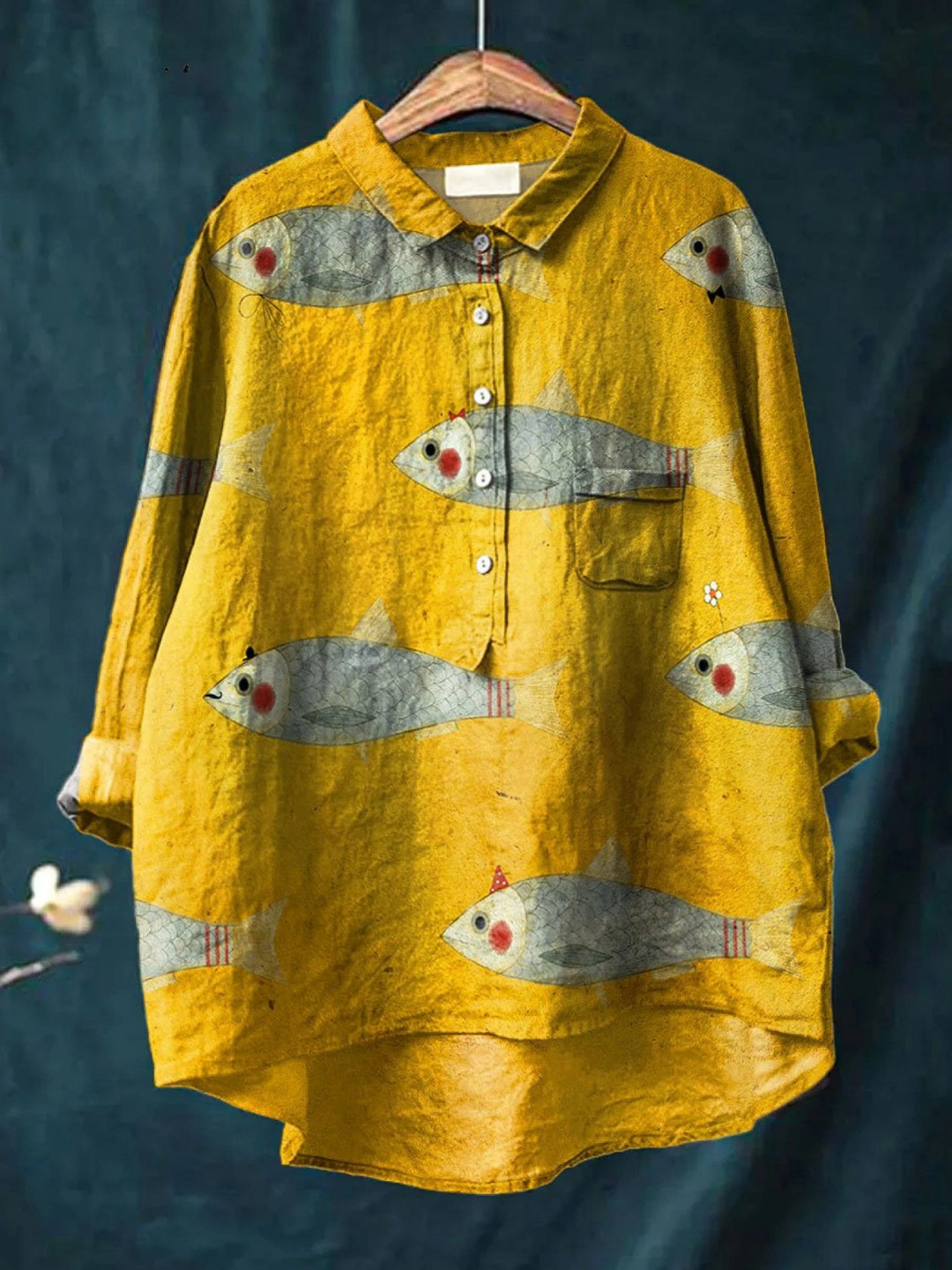Julia™ | Vintage Fish Shirt
