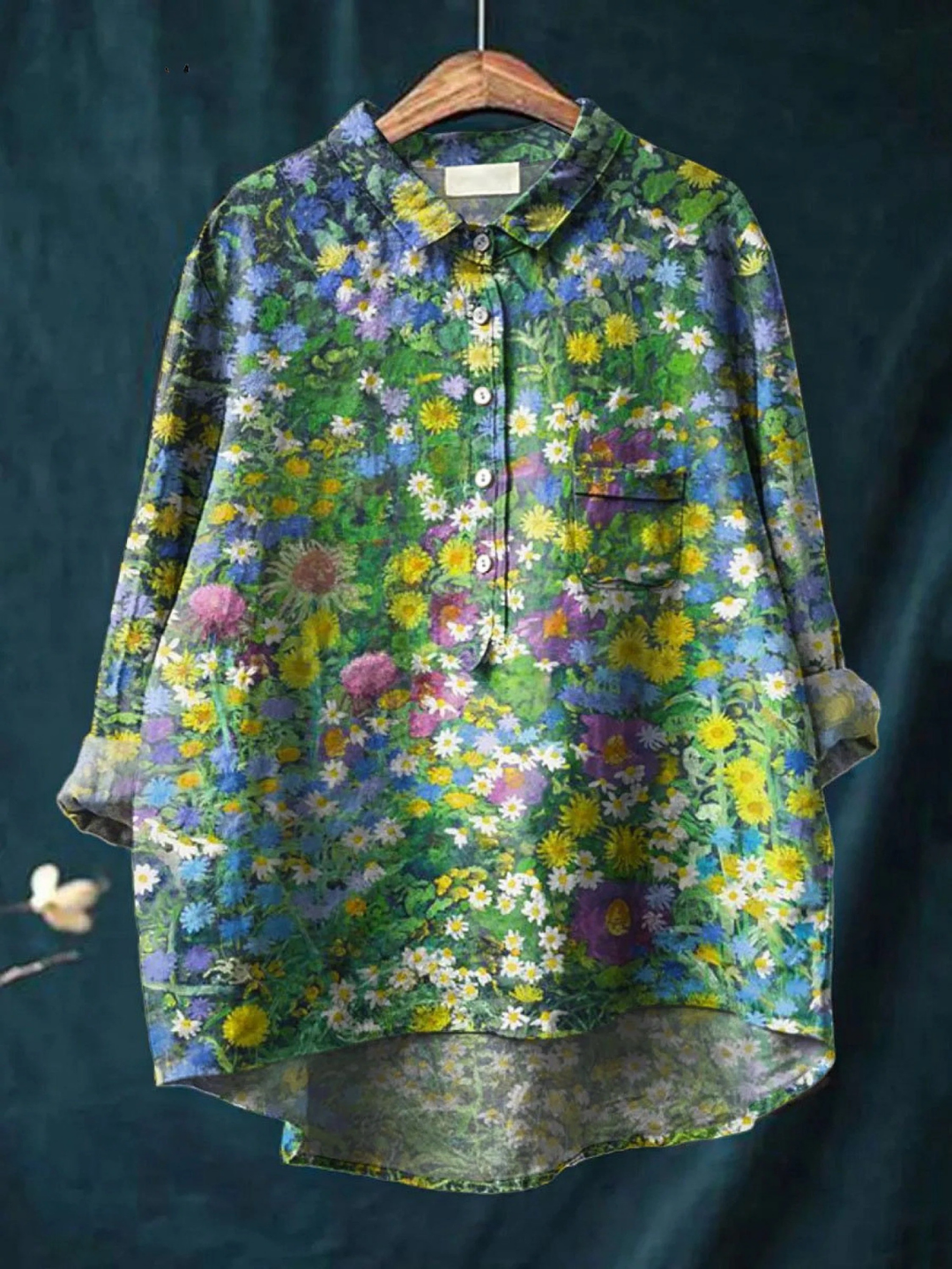 Lily™ | Vintage Floral Art Shirt