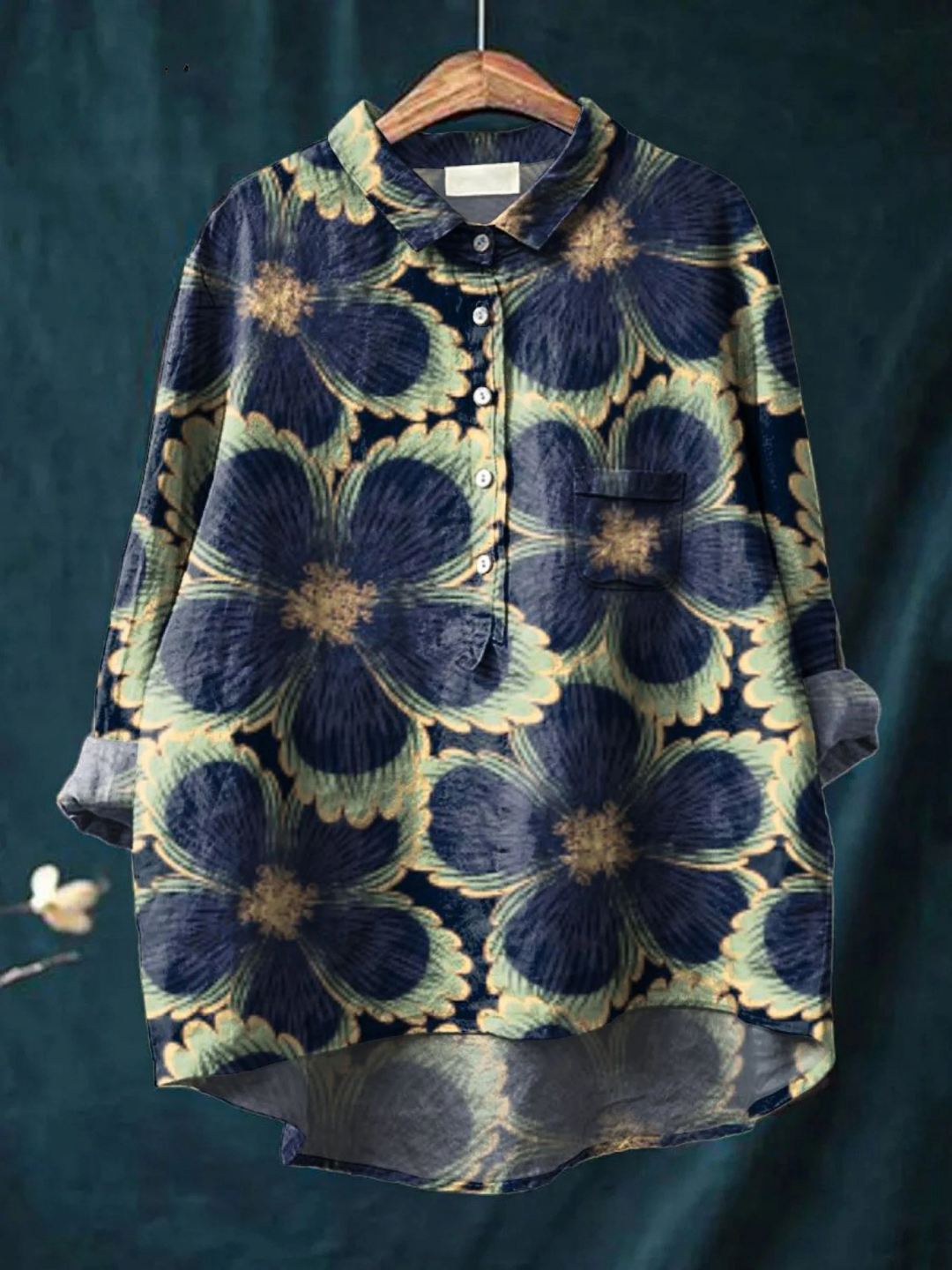 Eline™ | Vintage Floral Art Shirt