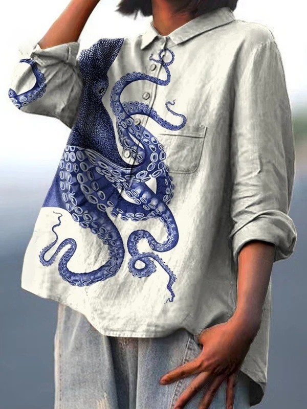 Elissa™ | Octopus Art Shirt