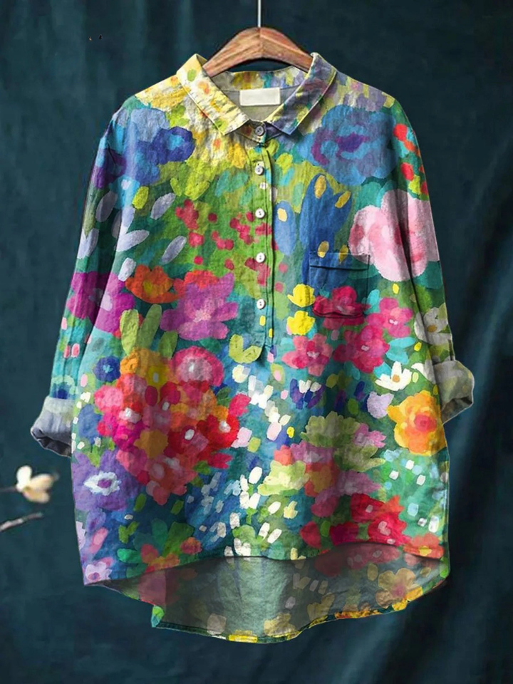 Jasmine™ | Vintage Floral Shirt