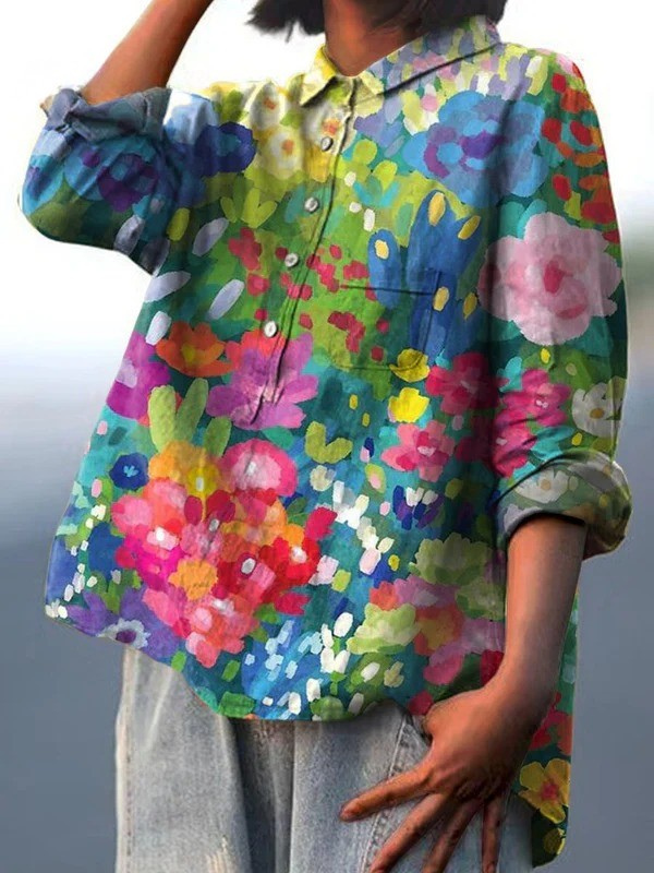 Jasmine™ | Vintage Floral Shirt
