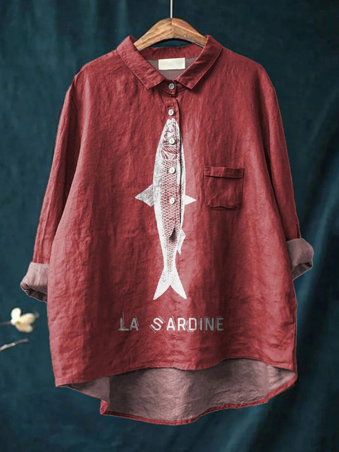 Sophie™ | Sardine Graphic Shirt