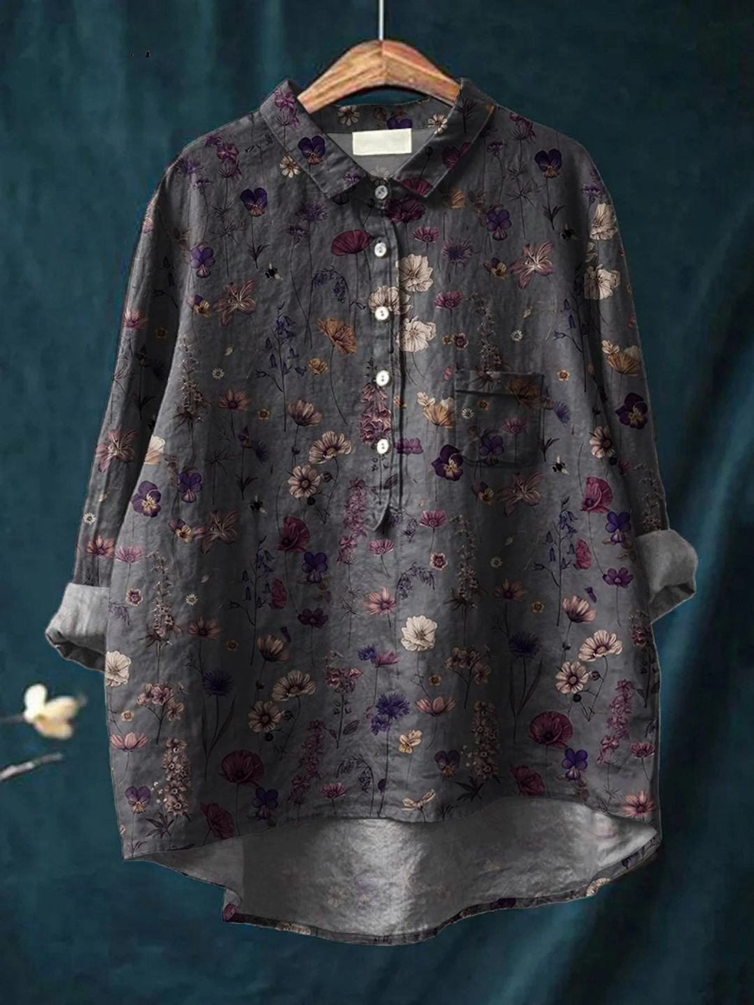 Elena™ | Floral Art Shirt