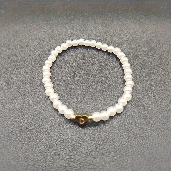 Bracelet Chic avec Initiale en Cœur (A–Z)