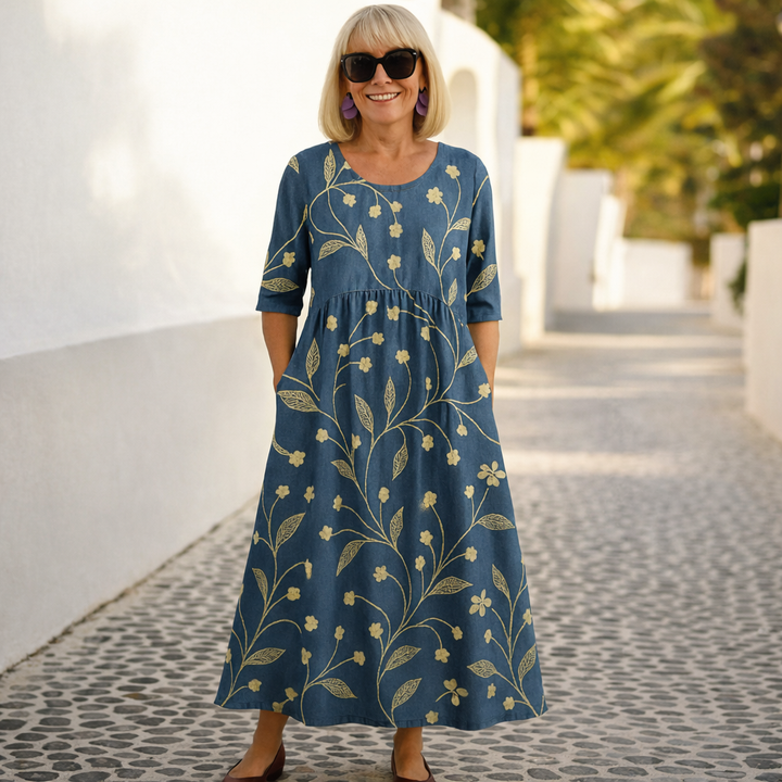 Alina | Midi Dress – Effortless Comfort