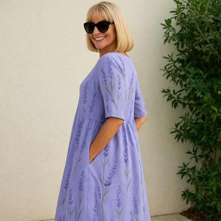 Alina | Midi Dress – Effortless Comfort