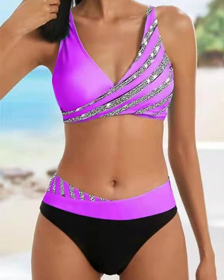 Luna™ | Printed Bikini in Warm Tones