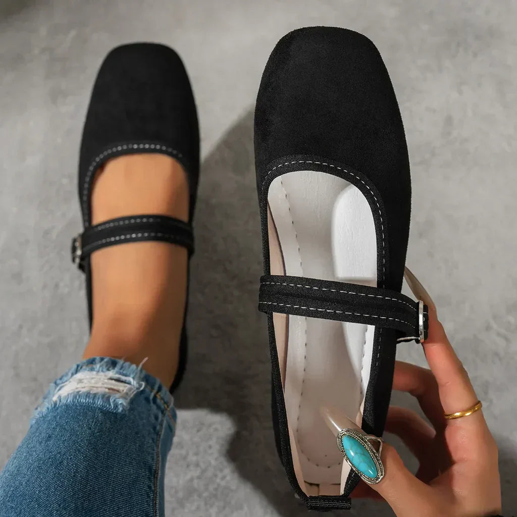 Lauren™ | Comfortable Shoes with Square Toe