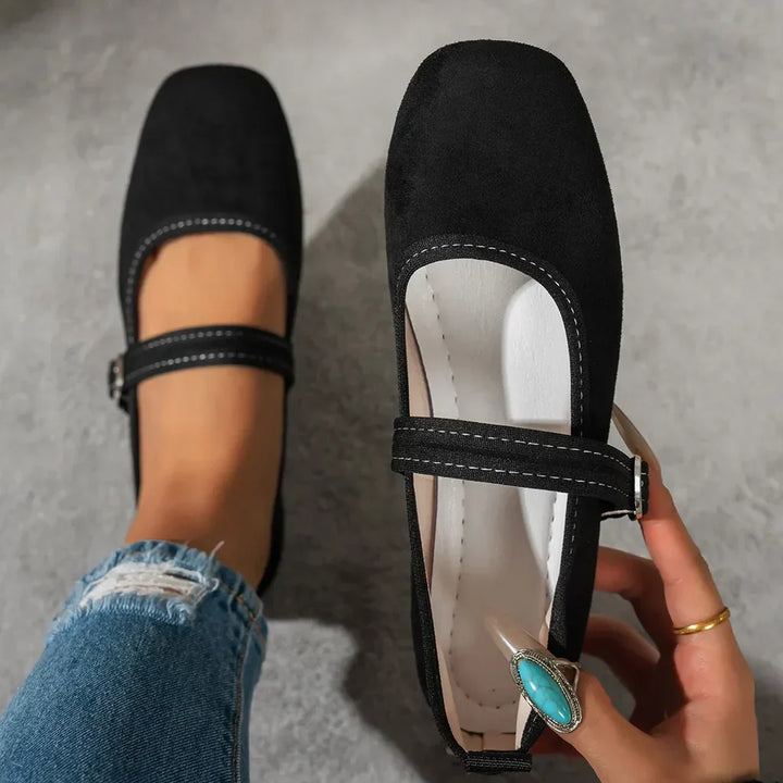 Lauren™ | Comfortable Shoes with Square Toe
