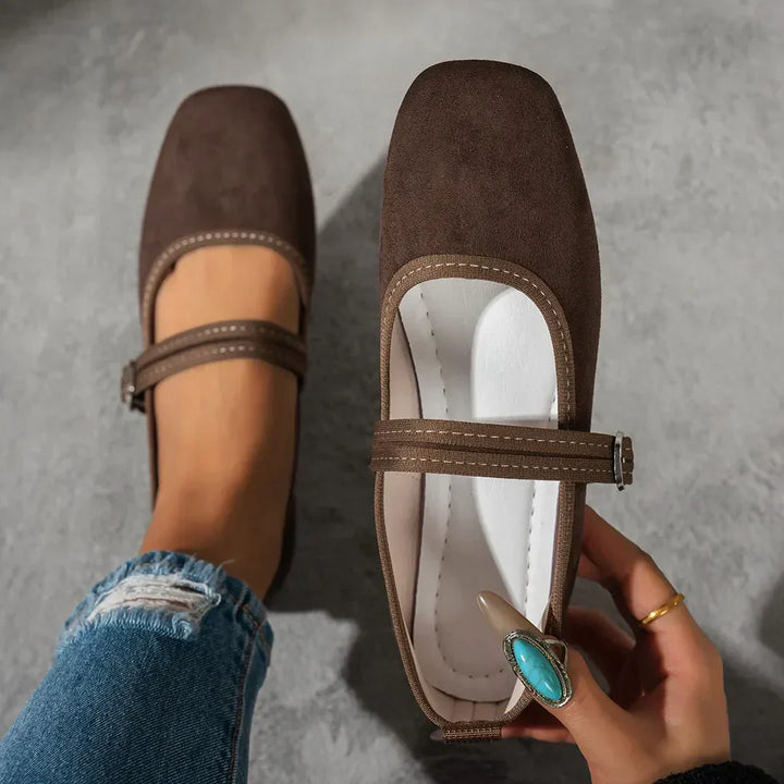 Lauren™ | Comfortable Shoes with Square Toe