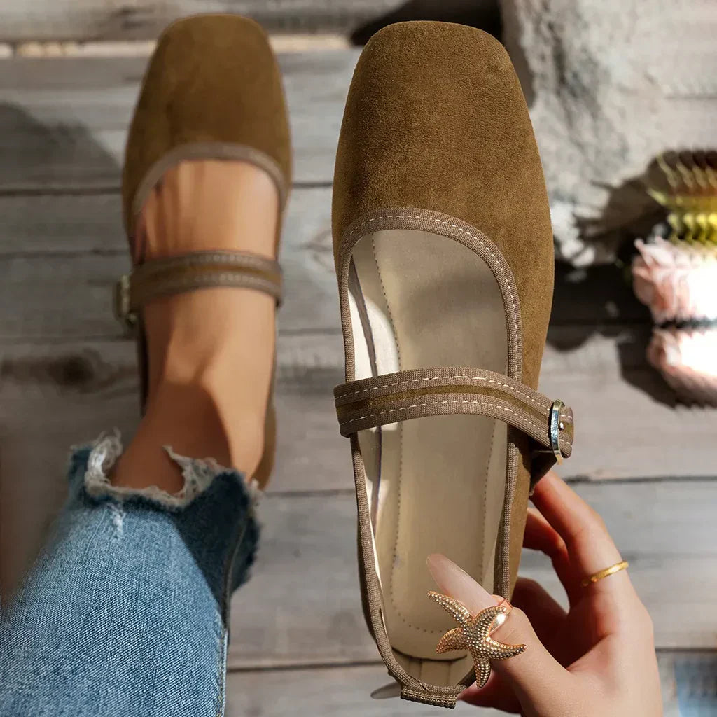 Lauren™ | Comfortable Shoes with Square Toe