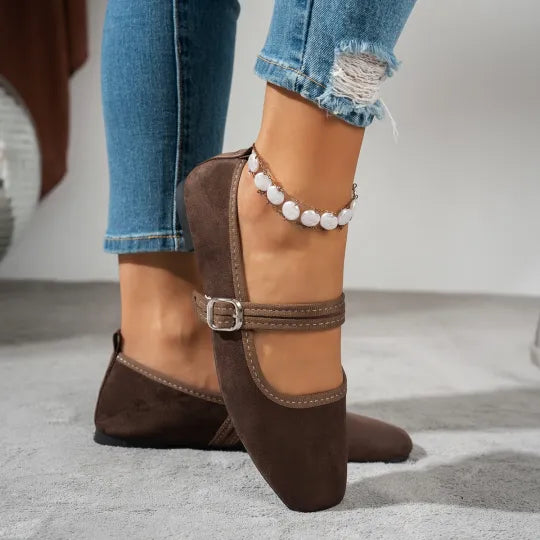 Lauren™ | Comfortable Shoes with Square Toe