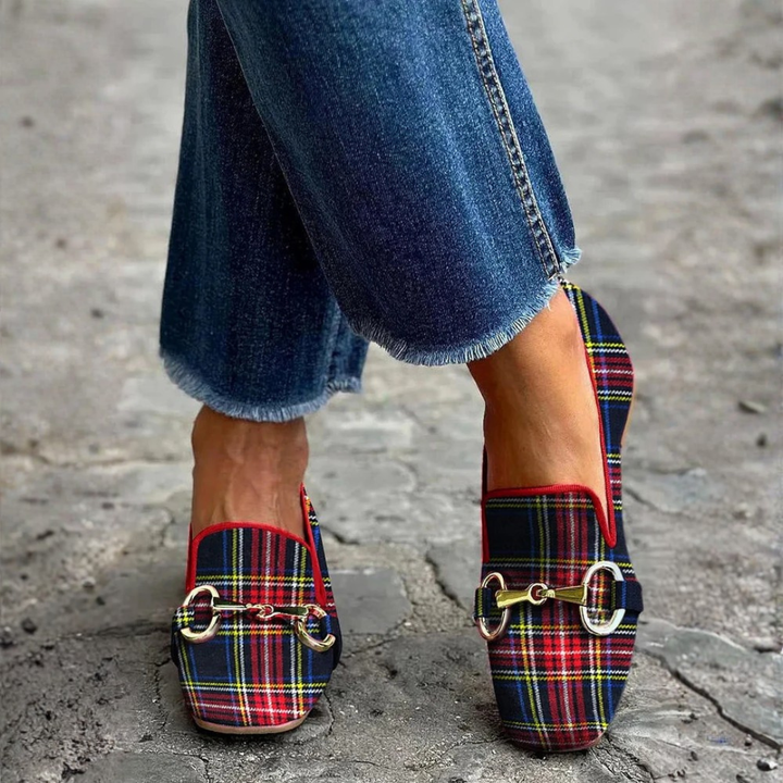 Marceline™ | Plaid Moccasins