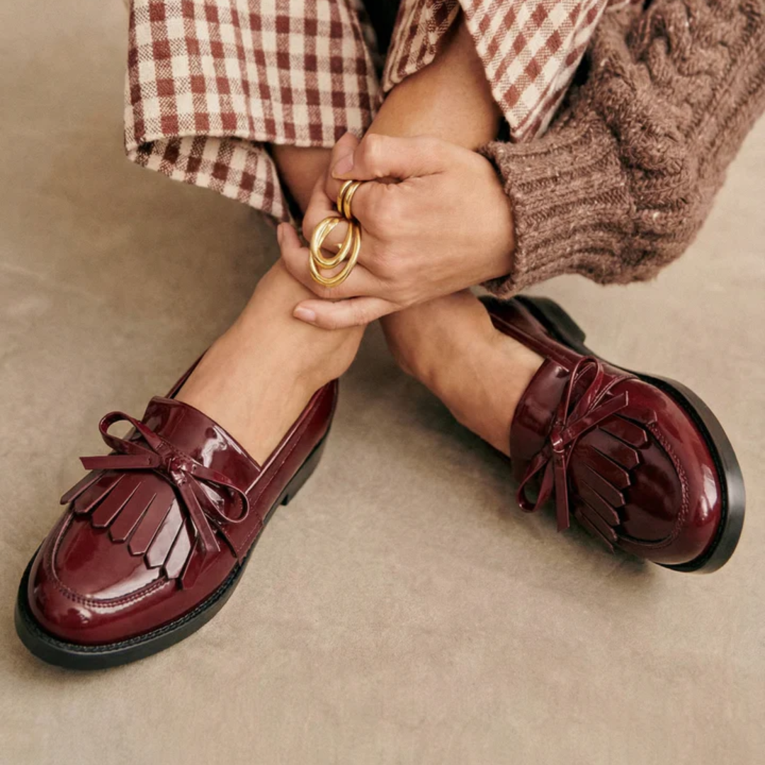Lise™ | Elegant Moccasins with Bow