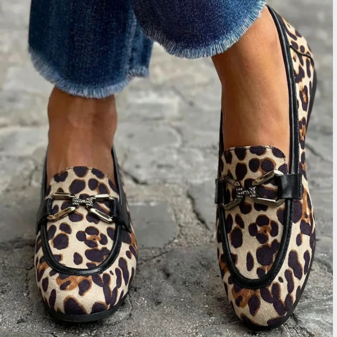 Noor™ | Modern Leopard Moccasins