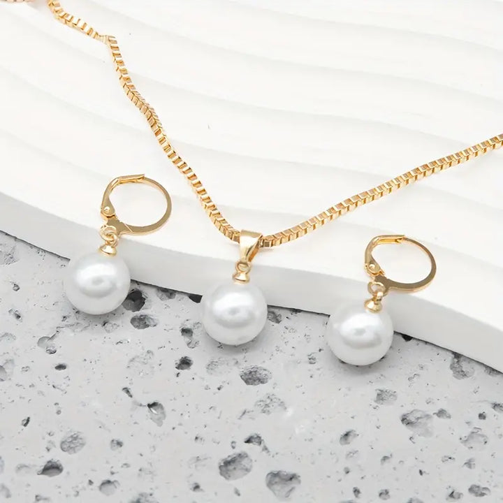 Ensemble de bijoux élégants avec perles