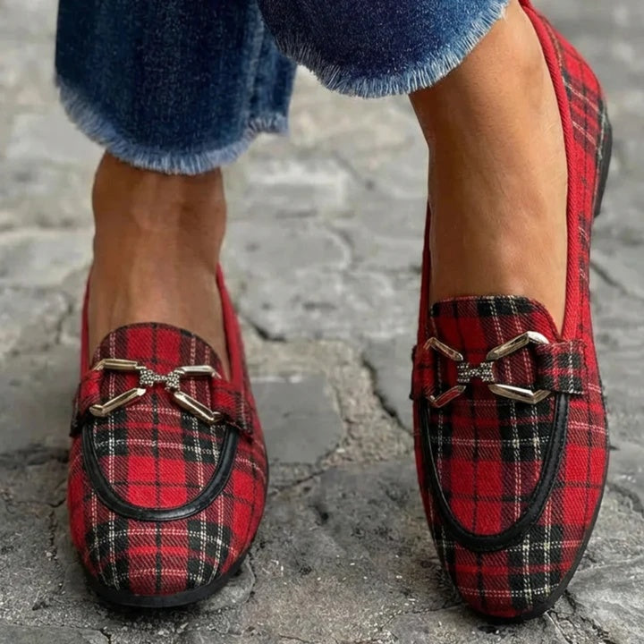 Sophie™ | Plaid Moccasins