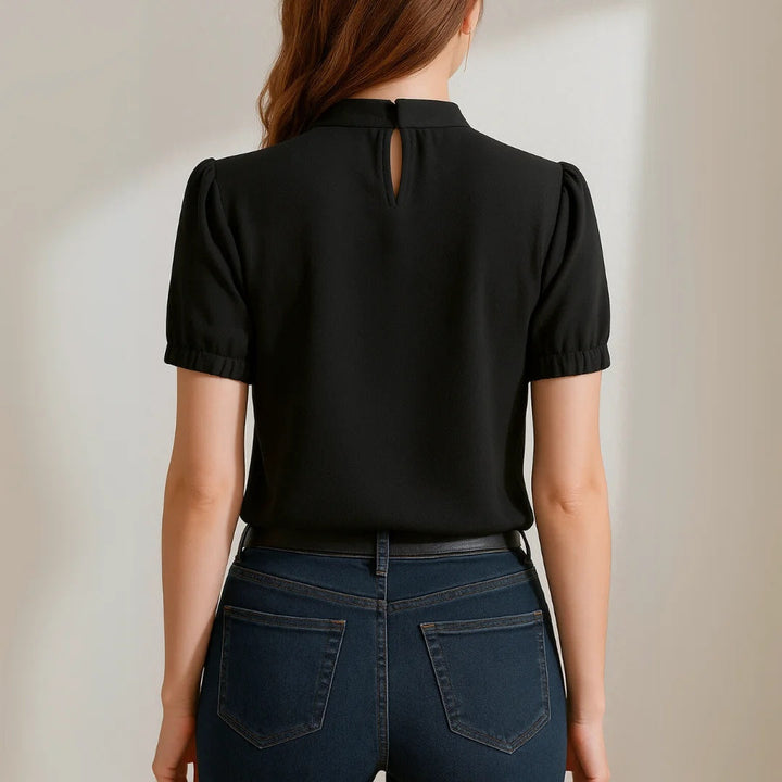 Brooklyn™ | Pleated Split-Sleeve Top