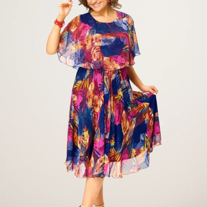 Aurora™ | Flowing Chiffon Plus-Size Gown