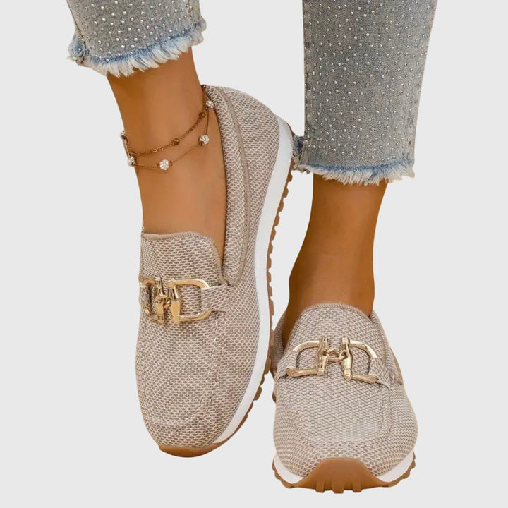 Ellie™ | Flat Buckle Moccasins