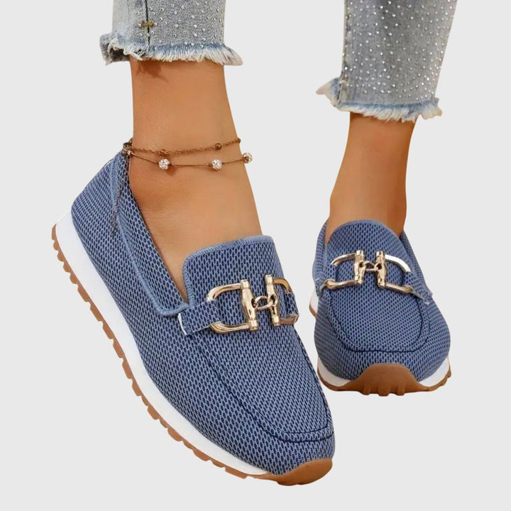 Ellie™ | Flat Buckle Moccasins