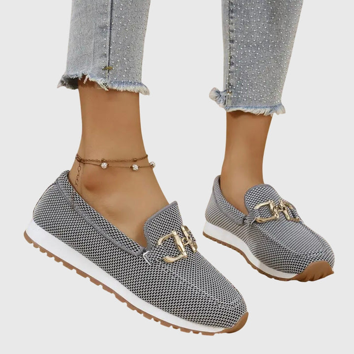 Ellie™ | Flat Buckle Moccasins