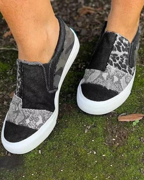 Quinny™ | Casual Leopard Print Canvas Shoes