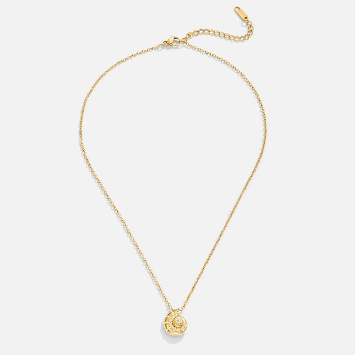 Collier avec Pendentif en Coquillage en Cristal